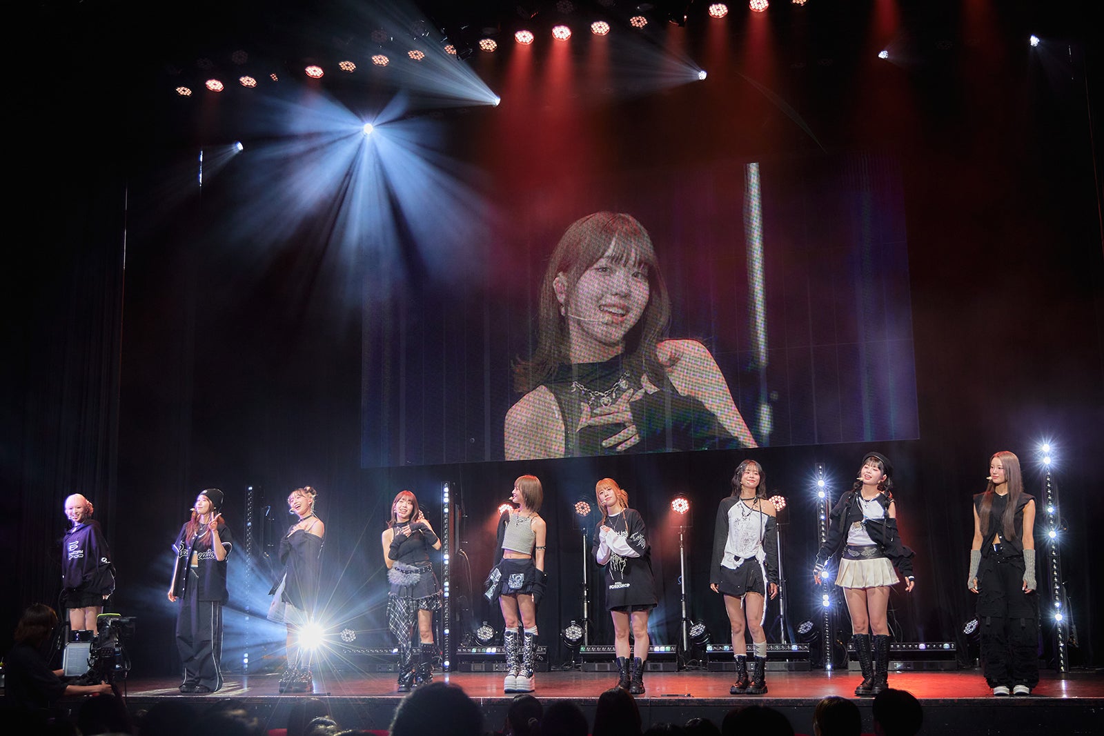 「ME:I 1ST ALBUM『WHO I AM』リリース記念SHOWCASE」（C）LAPONE GIRLS