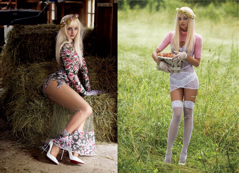 ミランダ・カー Photo by SEBASTIAN FAENA(V MAGAZINE)