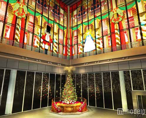 丸の内のクリスマス、不思議な「くるみ割り人形」の物語をマッピング上映