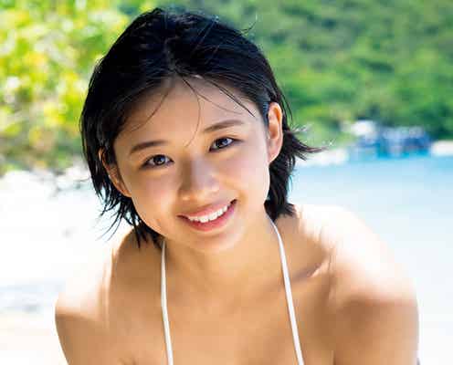桑島海空、ビキニ姿でふんわり美バスト輝く