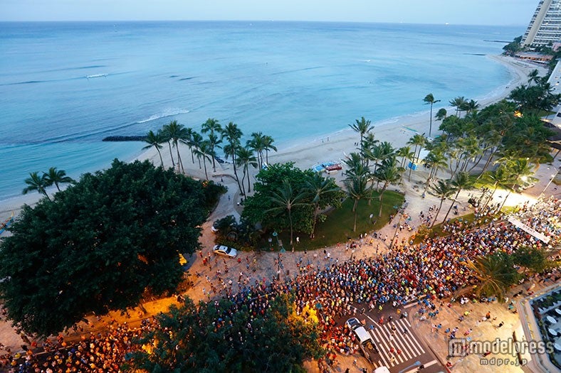 以前行われた「ホノルルハーフマラソン・ハパルア」の様子