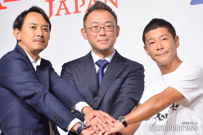 川邊健太郎氏、澤田宏太郎氏、前澤友作氏(C)モデルプレス