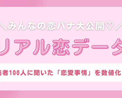 今まで付きあった人数、出会いのきっかけなど...♡ ぷりかわ乙女の「リアル恋データ」を大公開!