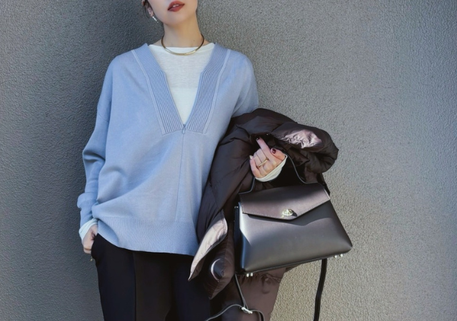 冬コーデは「ブルー」で爽やかに！シンプルなのに大人可愛い♡最旬こなれスタイル5選