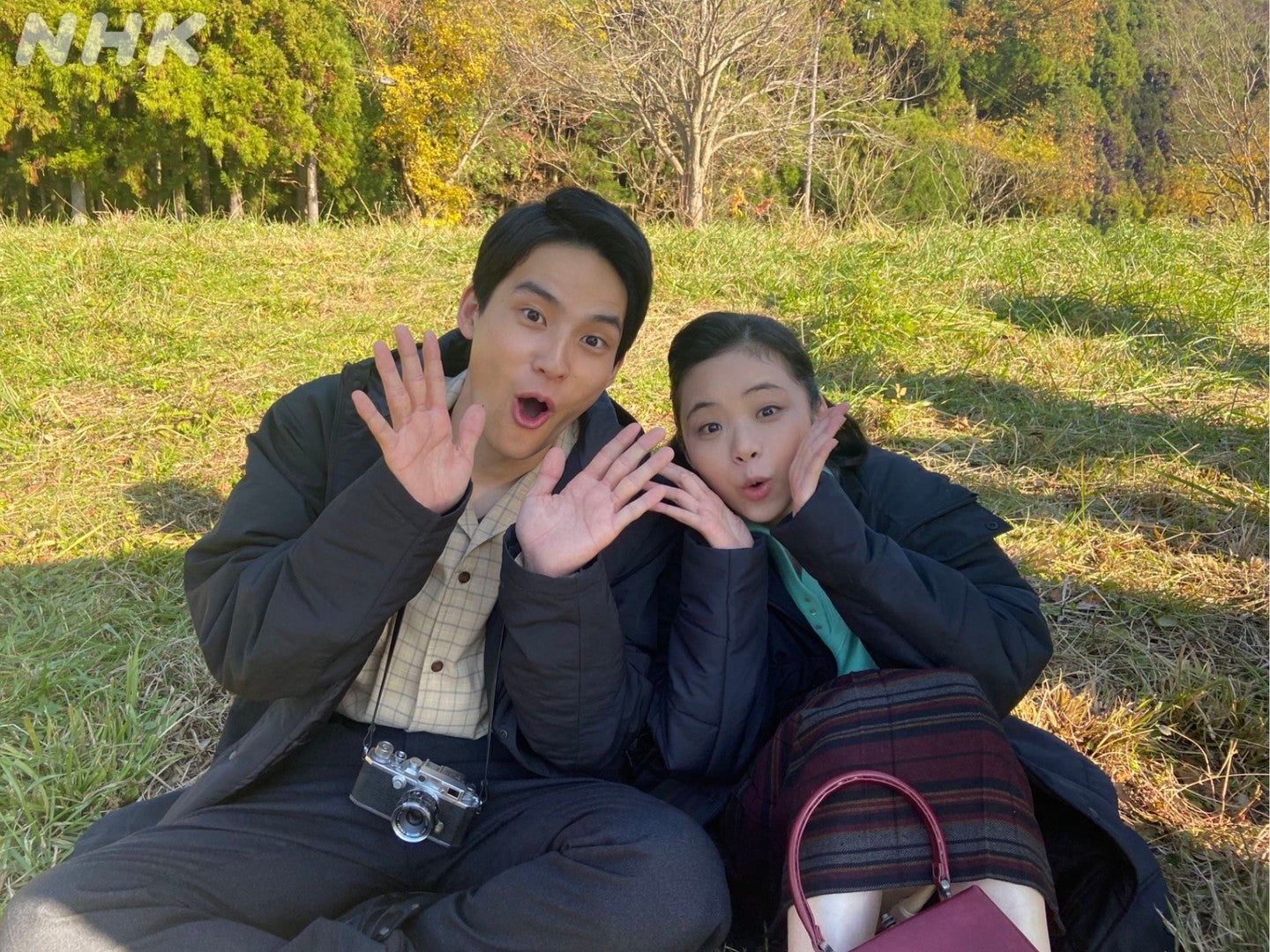 水上恒司、趣里／「ブギウギ」Instagramより