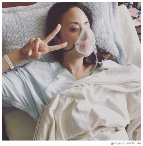 入院の道端アンジェリカ、手術が終了　術後の写真も公開