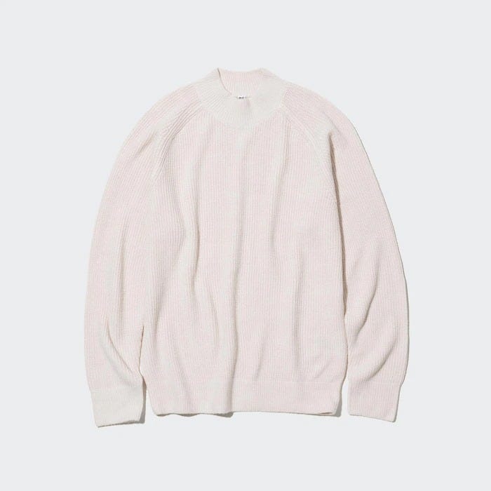 ユニクロ メンズ トップス 2023冬 ユニクロ uniqlo レディース おすすめ オススメ コスパ 2023 メンズ トップス 冬 ニット セーター ミドルゲージモックネックセーター