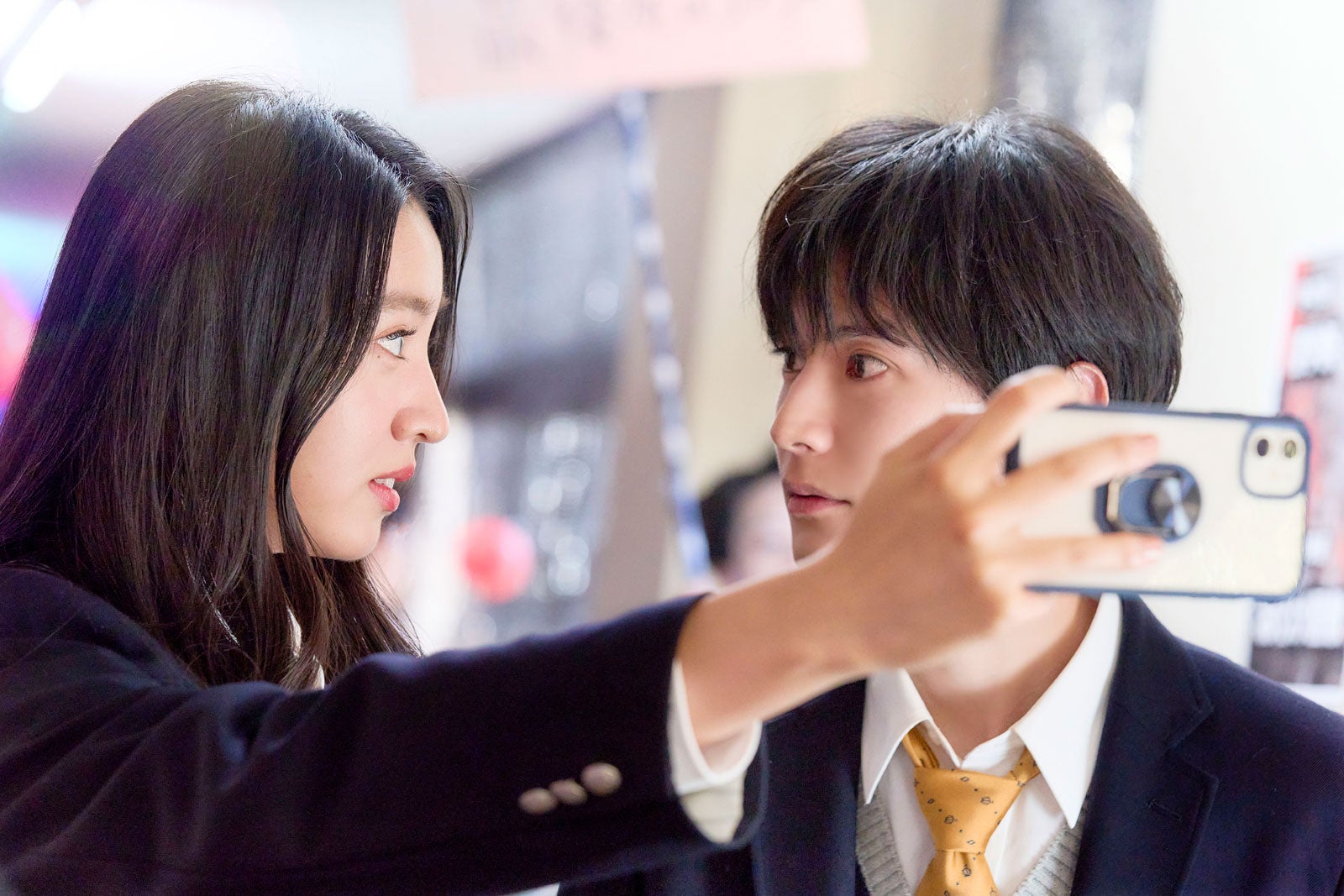 Koki,、渡邊圭祐／場面写真（C）映画「女神降臨」製作委員会