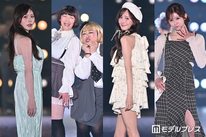 朝日向まり、川村エミコ、やしろ優、きほ、神楽ゆあ（C）モデルプレス