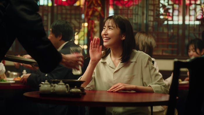 長澤まさみ「アサヒスーパードライ」新CM(提供写真)