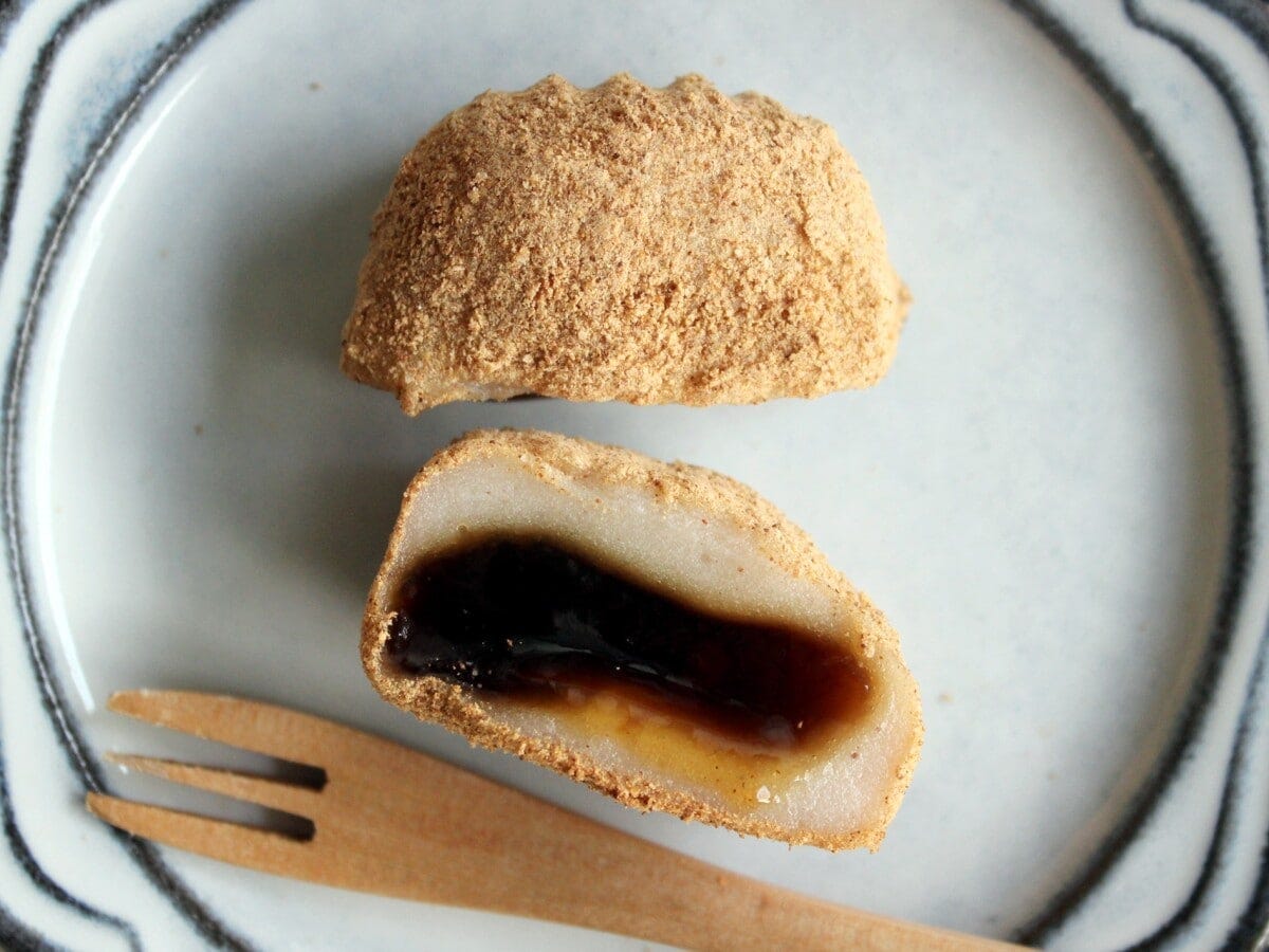 きなこの香ばしさと、シナモンの香りがマッチ