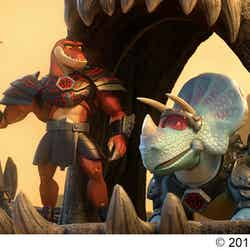 「トイ・ストーリー 謎の恐竜ワールド」予告編解禁／（左から）新キャラクターのレプティラス・マキシマス、トリクシー（C）Disney／Pixar【モデルプレス】