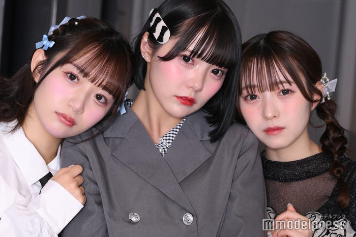 音井結衣/SWEET STEADY、福山梨乃/CANDY TUNE、梅田みゆ/CUTIE STREET(C)モデルプレス