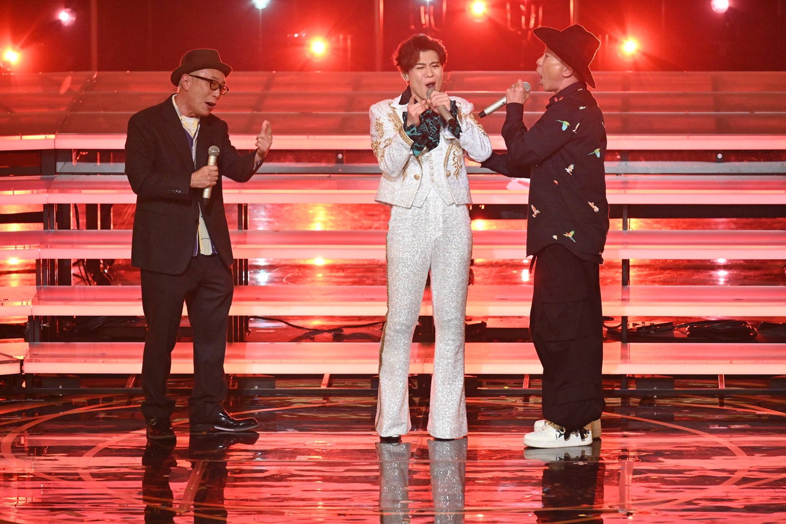 所ジョージ、新浜レオン、木梨憲武（提供写真）