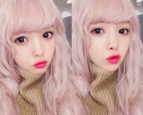 藤田ニコル、ピンクの久々ド派手ヘア「お人形さんみたい」「美少女」と絶賛の声殺到