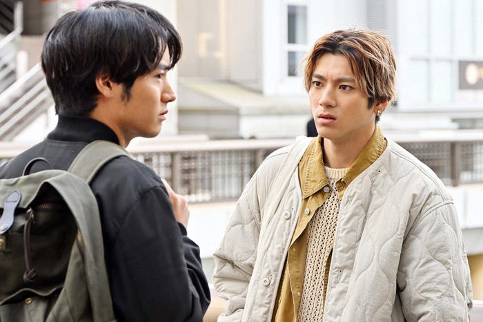 赤楚衛二、山田裕貴「ペンディングトレイン―8時23分、明日 君と」最終話より(C)TBS