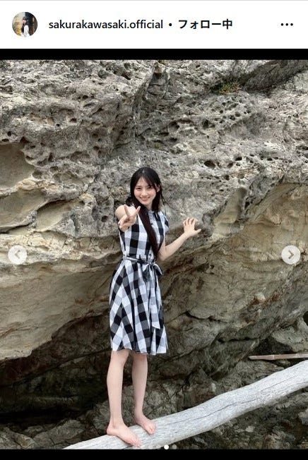 川崎桜Instagramより