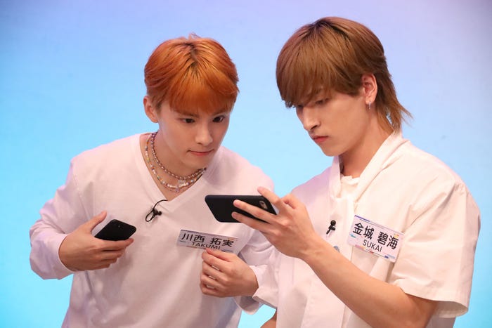 川西拓実、金城碧海 (C)フジテレビ