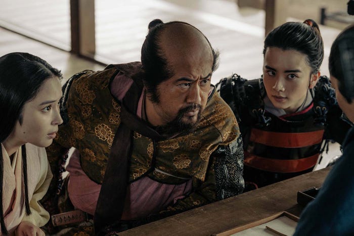 広瀬アリス、小手伸也、板垣李光人「どうする家康」第26話より(C)NHK