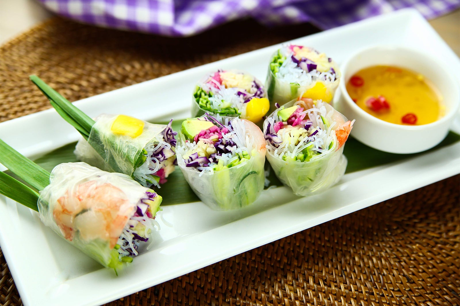 2種の生春巻き ¥980／画像提供：きちり