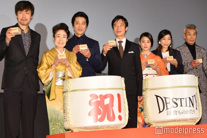 山崎貴監督、中村玉緒、堤真一、堺雅人、高畑充希、安藤サクラ、田中泯 (C)モデルプレス