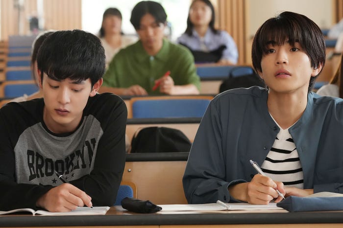 小林虎之介、中沢元紀「ひだまりが聴こえる」第10話より(C)「ひだまりが聴こえる」製作委員会