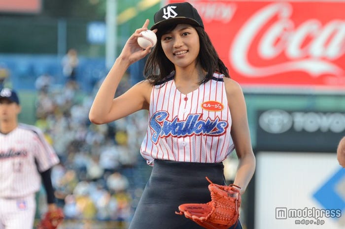 投球後は安堵の笑顔がこぼれた