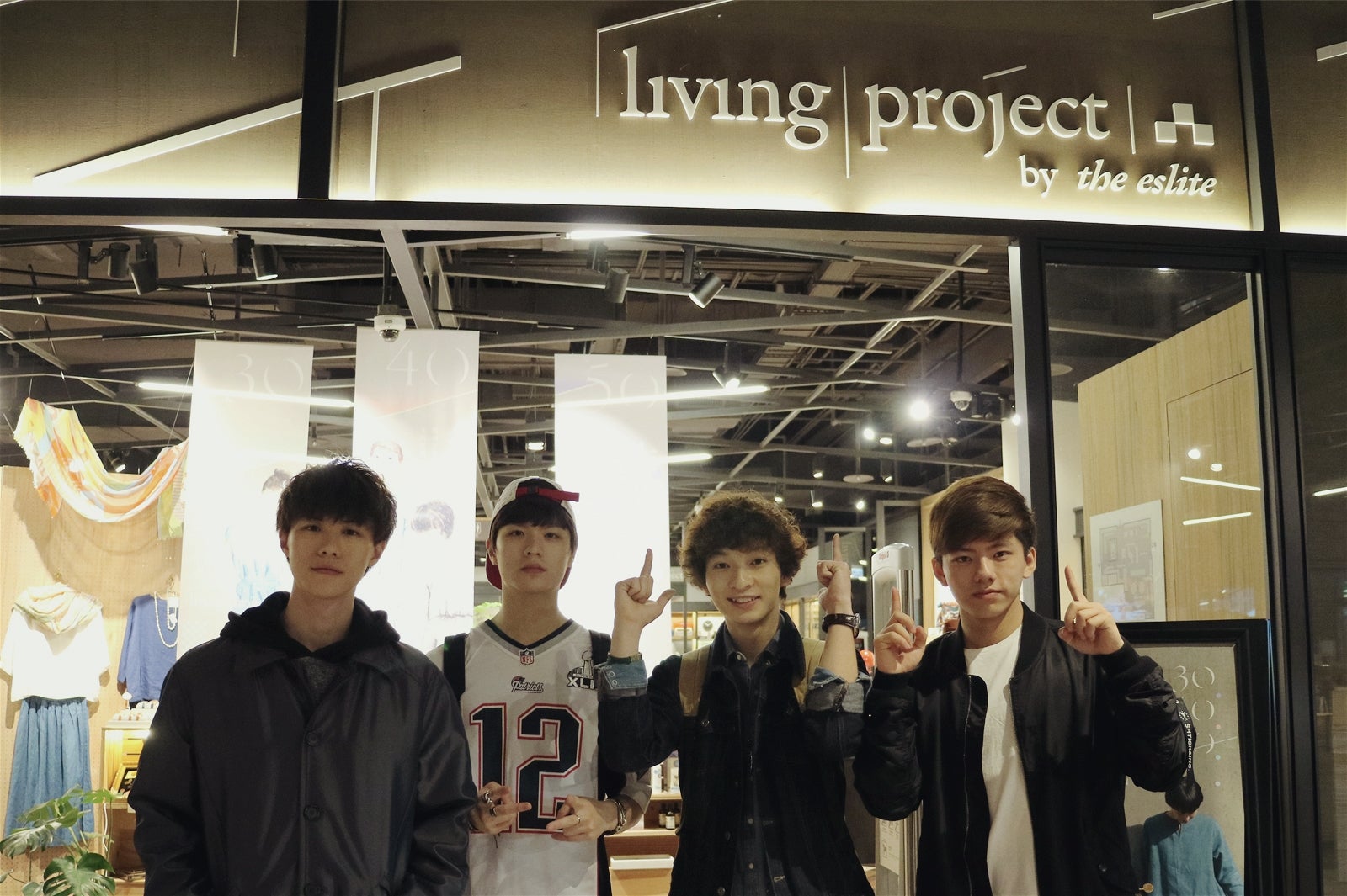 living project by the eslite／JK、Shawn、Hank、Mark／画像提供：所属事務所