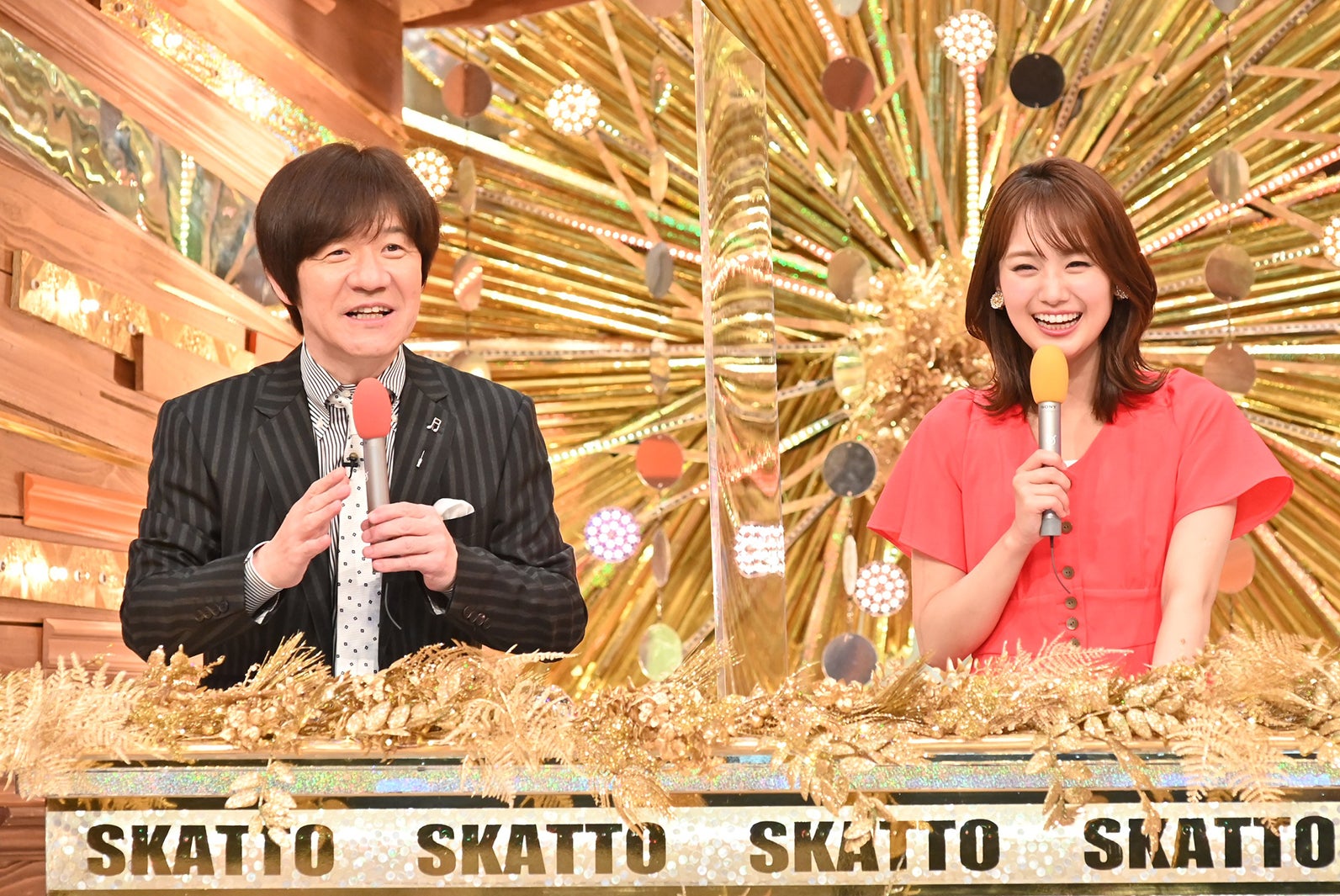 （左から）内村光良、宮司愛海（C）フジテレビ