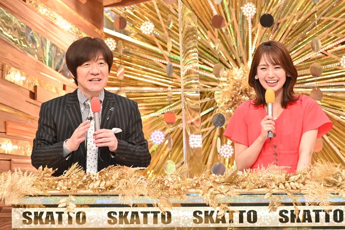 (左から)内村光良、宮司愛海(C)フジテレビ