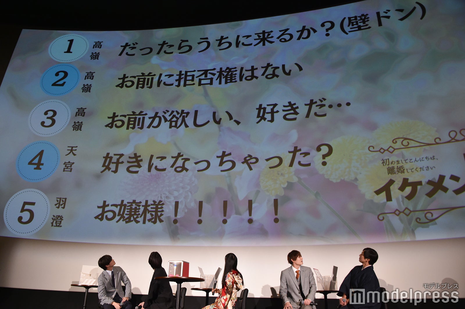 胸キュン台詞候補（C）モデルプレス