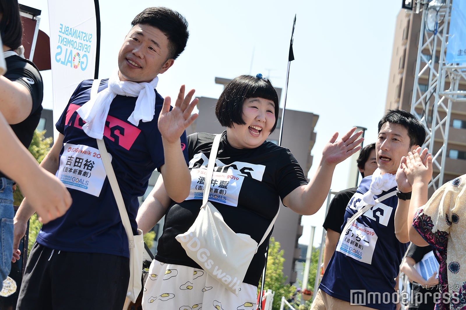 吉田裕、酒井藍、すっちー （C）モデルプレス