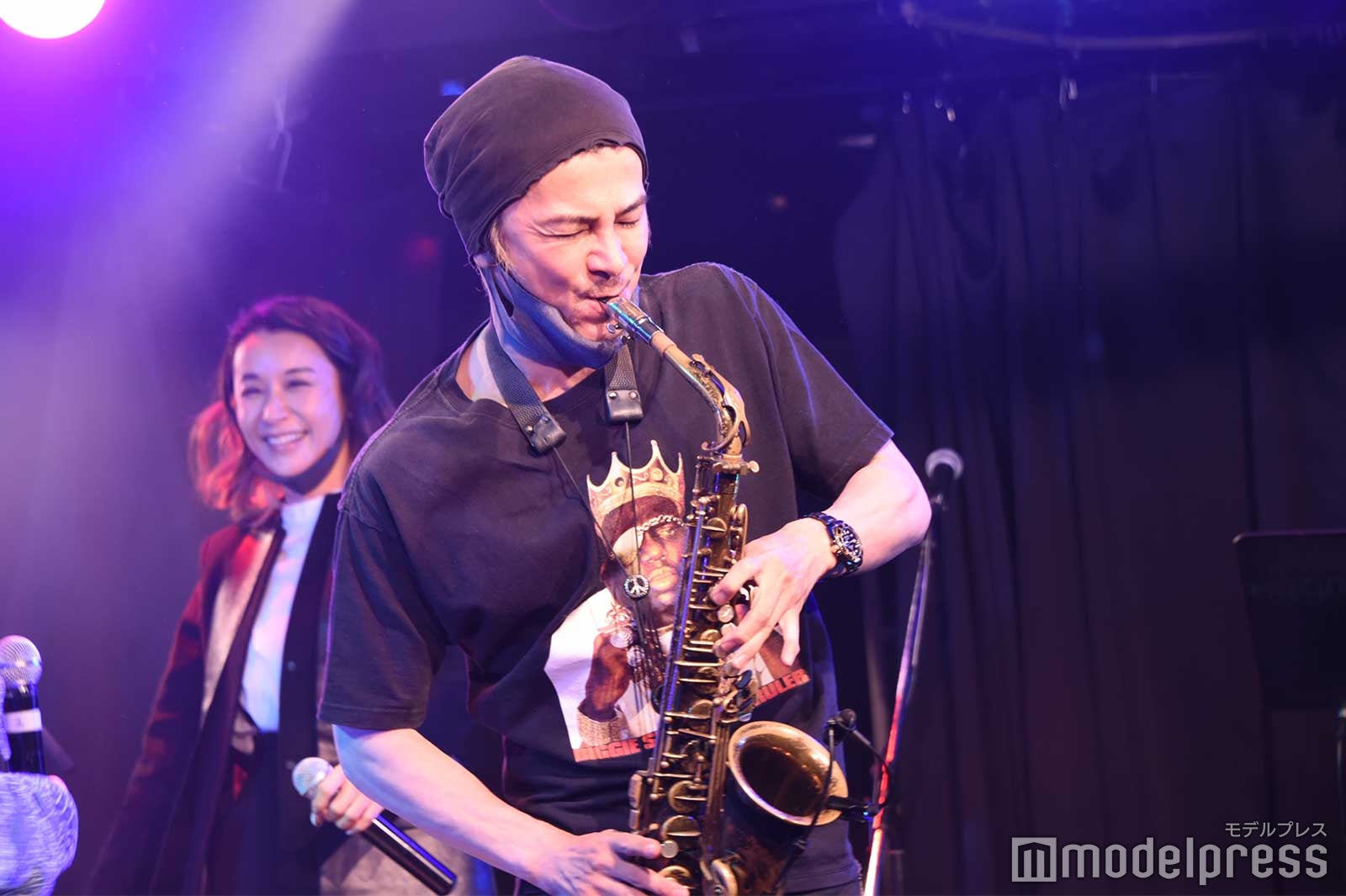 リハーサル中の鈴木紗理奈、武田真治 （C）モデルプレス