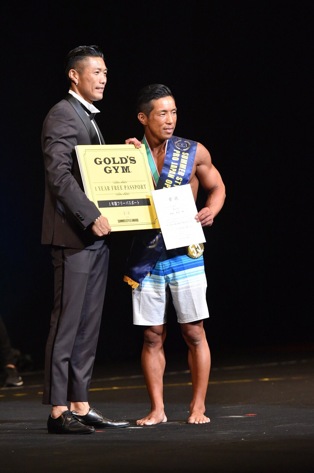 金子賢、伊佐真吾さん（提供画像）