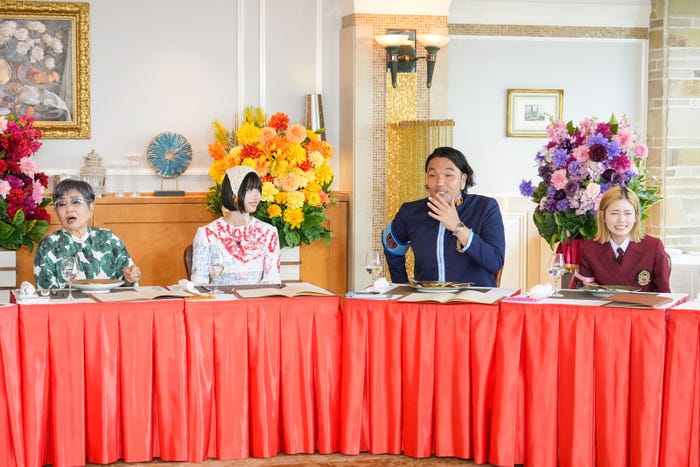 泉ピン子、あの、盛山晋太郎、小芝風花(C)日本テレビ