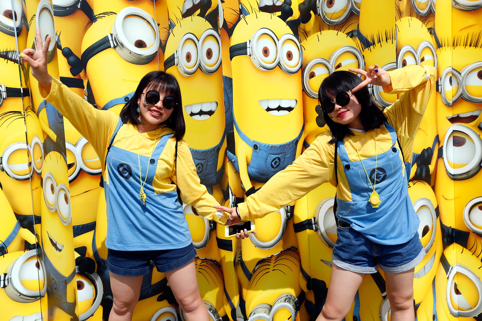 コスチュームで「ミニオン」に変身／画像提供：Van Wagner International, LLC