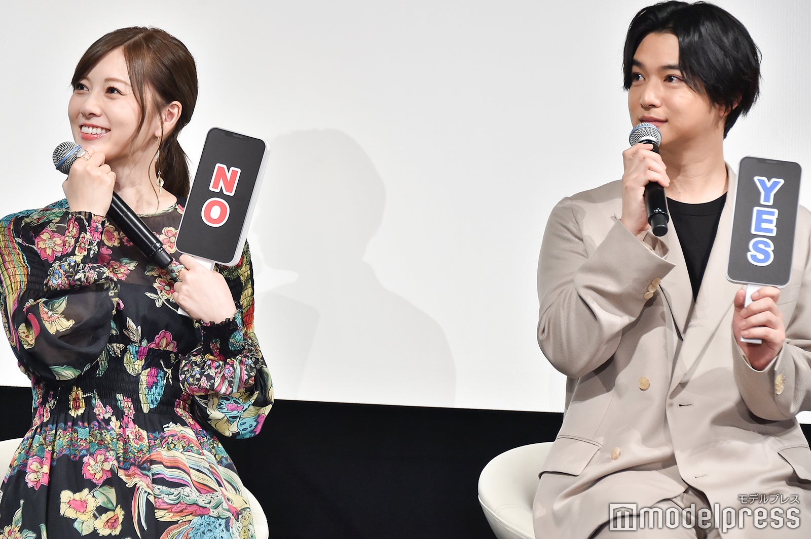 白石麻衣、千葉雄大 （C）モデルプレス