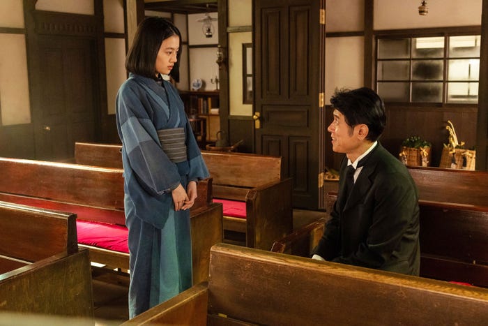 上坂樹里、原田泰造「風、薫る」第48話(C)NHK