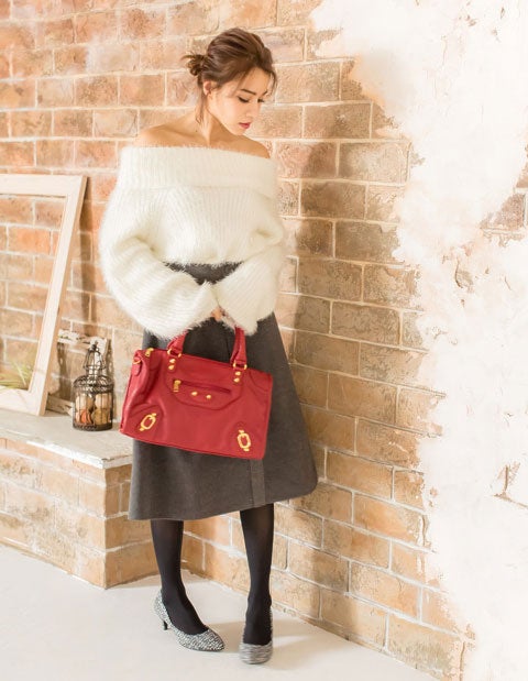 2WAYシャギーニットトップス「Re:EDIT by GALSTAR」3,198円（税込）／画像提供：Re:EDIT by GALSTAR