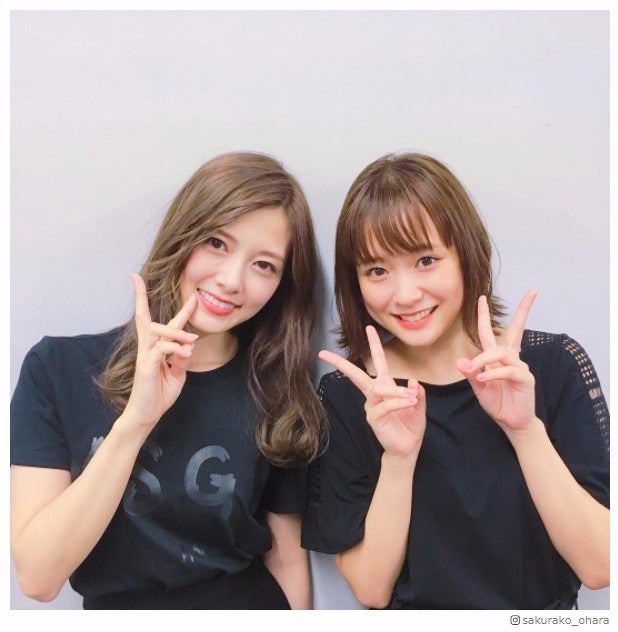 大原櫻子、白石麻衣との再会に喜び　“神ショット”にファン眼福