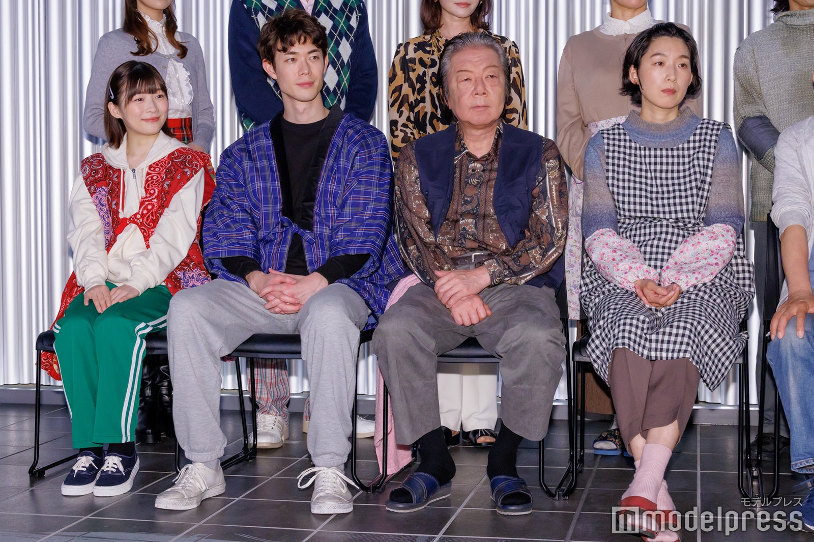 （左から）伊藤沙莉、宮沢氷魚、古田新太、江口のりこ（C）モデルプレス