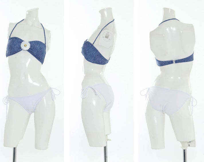 マーガレットデニムバンドゥビキニ「salus」3,231円(税込3,490円)