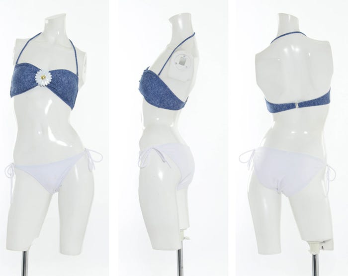 マーガレットデニムバンドゥビキニ「salus」3,231円(税込3,490円)