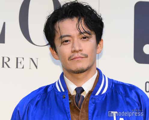 小栗旬、MLB日本選手の活躍に期待 春らしいスエードコーデ披露【ポロ ラルフ ローレン×MLB ローンチイベント】