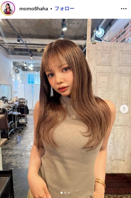 momohaha Instagramより