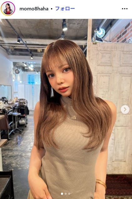 momohaha Instagramより