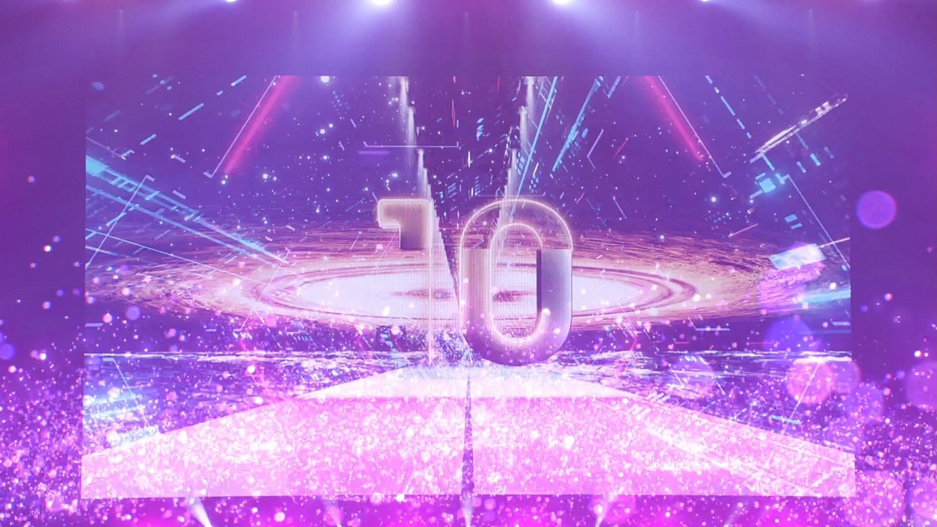 オープニングの模様（C）マイナビ 東京ガールズコレクション 2021 AUTUMN／WINTER