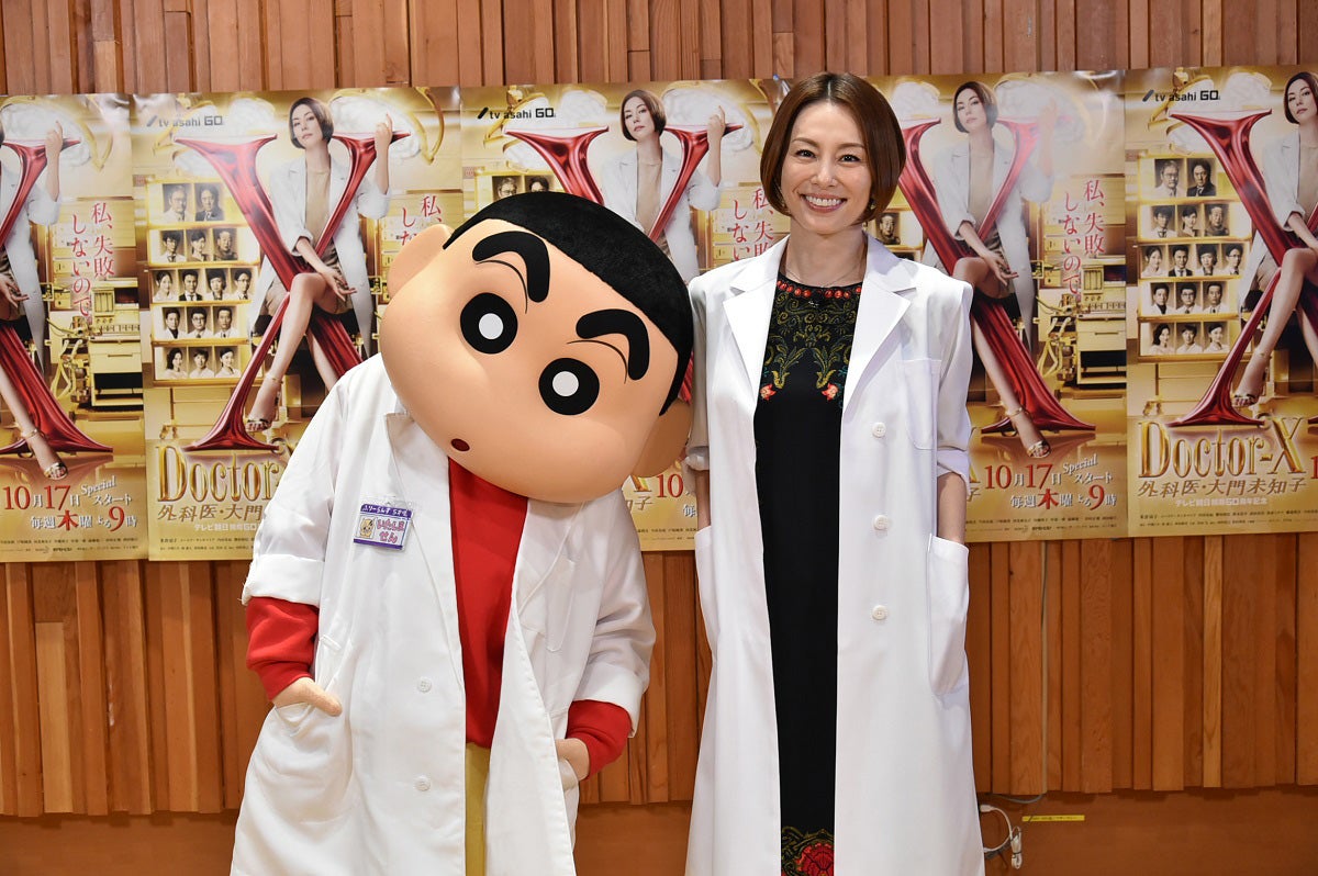 米倉涼子 クレヨンしんちゃん 大門未知子役でアニメ声優初挑戦 モデルプレス