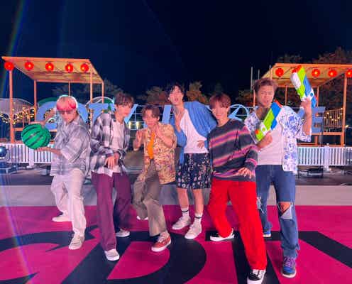 FANTASTICS、生中継で雨の中プールに飛び込む「まさかすぎる」「らしさ全開」と反響殺到<CDTVライブ!ライブ!>