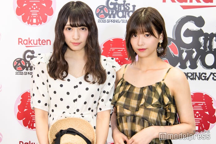 渡辺梨加&渡邉理佐(C)モデルプレス